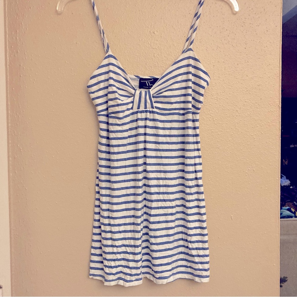 White/Blue Striped Cami